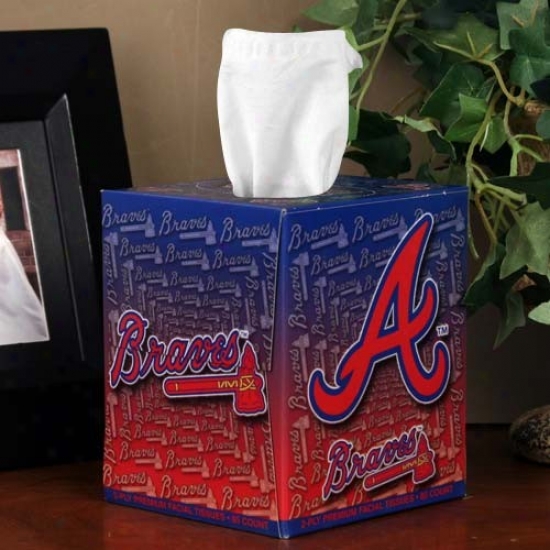 Atlanta Braves Box Of Sports Tissues