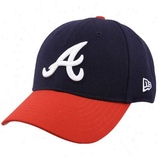 Atlanta Braves Caps : New Point of time Atlanta Braves Navy Azure Youth Pinch Hitter Caps