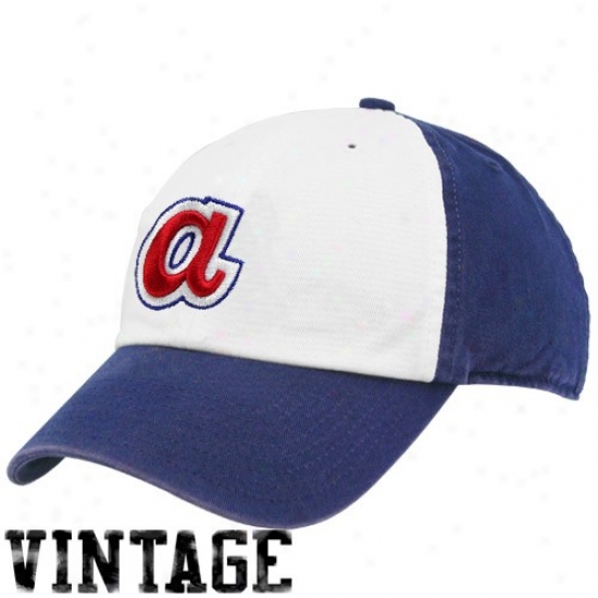 Atlanta Braves Caps : Twins '47 Atlanta Braves Royal Blue-white Cooperstown Franchiae Fitted Caps