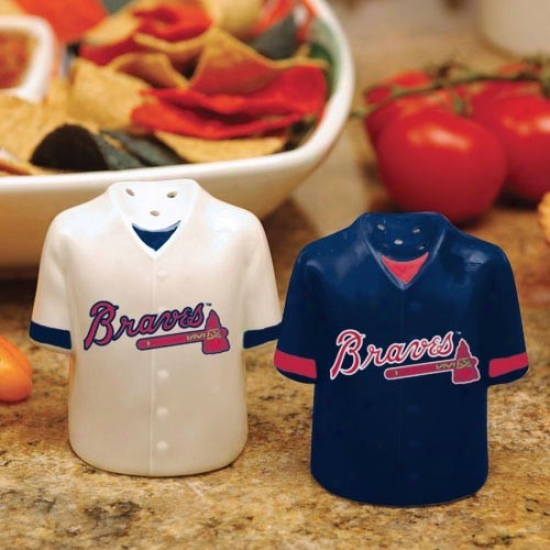 Atlanta Braves Gameday Ceramic Salt & Pepper Shakers