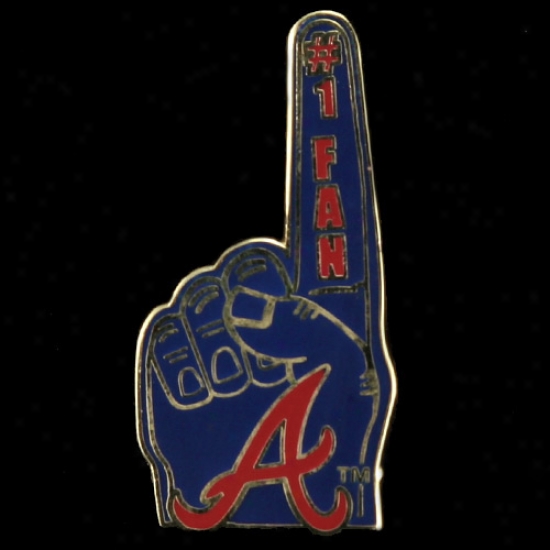 At1anta Braves Hats : Atlanta Braves #1 Fan Pin