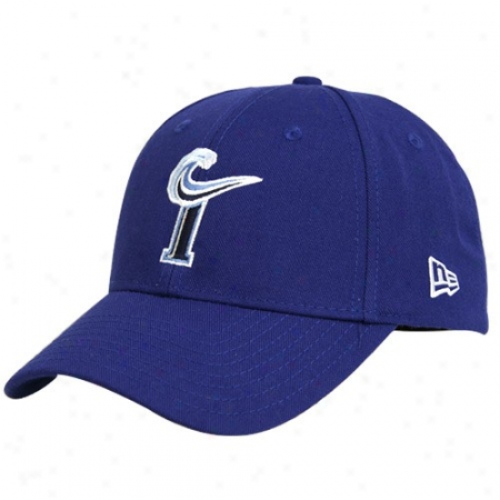 Baltimore Orioles Cap : New Era Norfolk Tides Imperial Blue Basic Logo Structured Adjustable Cap