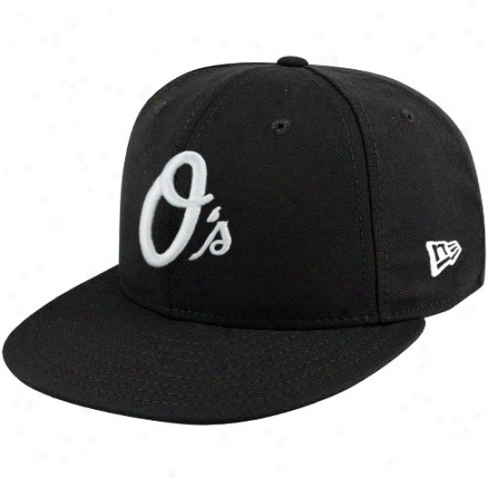 Baltimore Orioles Gear: New Era Baltimore Orioles Dark League Baic Fitted Hat