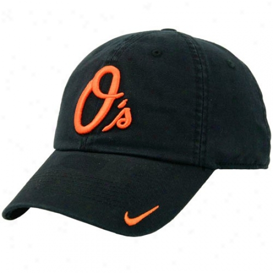 Baltimore Orioles Gear: Nike Baltimore Orioles Black Sgadijm Adjustable Hat