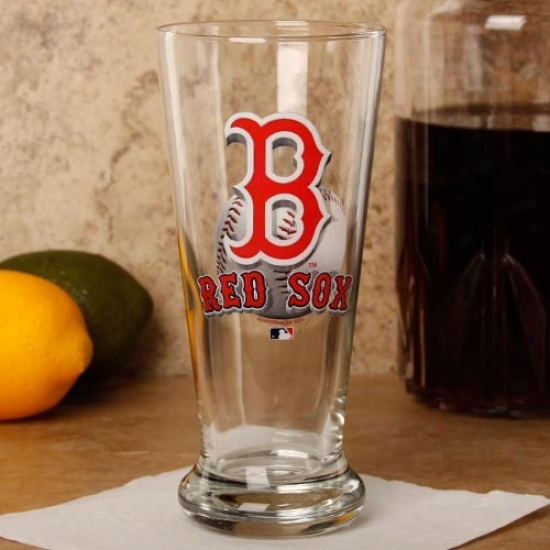 Boston Red Sox 16.5 Oz. Enhanced Hi-def Flared Pilsner Glass