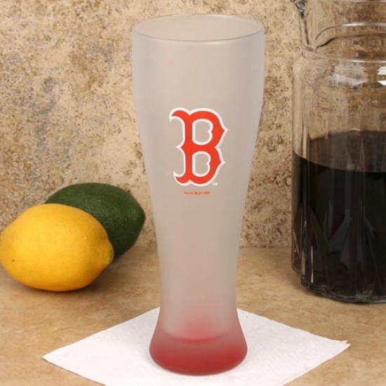 Boston Red Sox 23oz. Frosted Pilsner Glass
