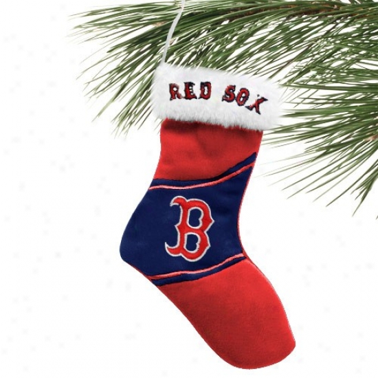 Boston Red Sox 7-inch Plush Stockinh Ornament