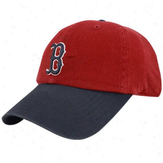 Boston Red Sox Caps : Twins Enterprise Boston Red Sox Red Cleanup Ii Caps