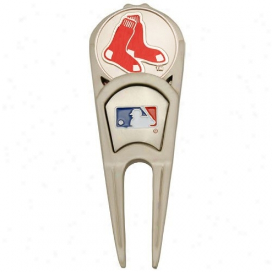Boston Red Sox Divot Tool & Bqll Marker Set