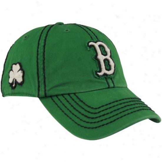 Boston Red Sox Cardinal's office : Twins '47 Boston Red Sox Kelly Green Patrick Cleanup Adjustable Hat