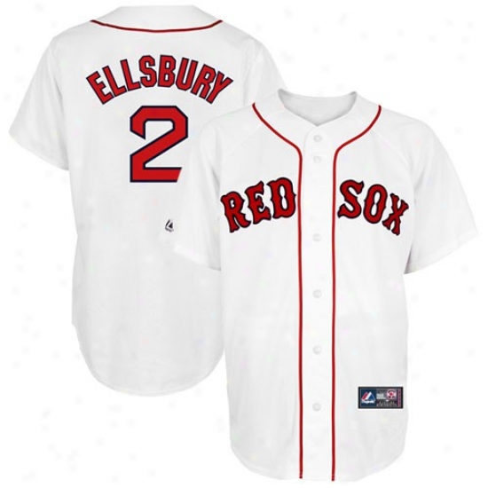 Boston Red Sox Jerseys : Majestic Boston Red Sox #2 Jacoby Ellsbury White Replica Baseball Jerseys