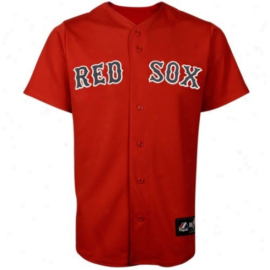 Boston Red Sox Jerseys : Majestic Boston Red Sox Youth Red Autograph copy Baseball Jerseys