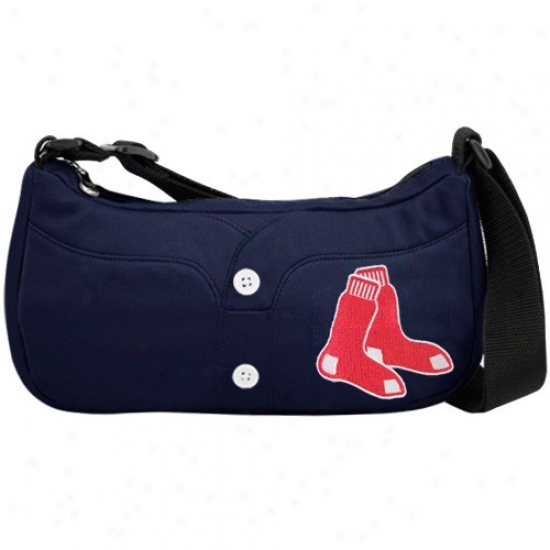 Bost0n Red Sox Ladies Navy Blue Jersey Purse