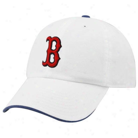 Boxton Red Sox Merchandise: Twins Enterprise Boston Red Sox White Casper Franchise Fitted Hat
