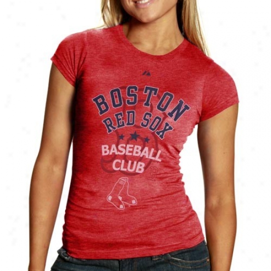 Boston Red Sox Shirt : Majestic Boston Red Sox Laries Red Baseball Club Shirt