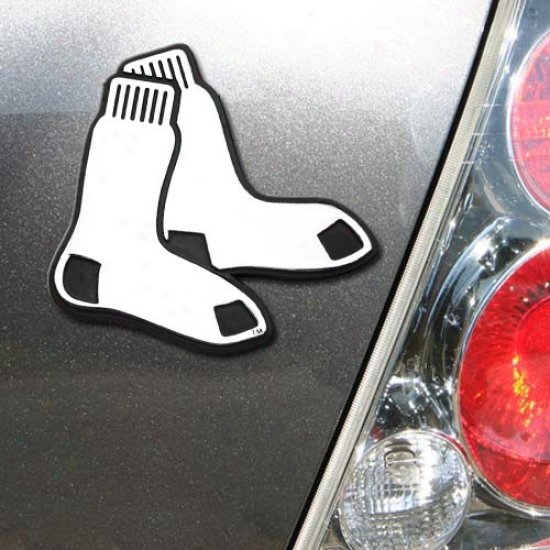 Bosto nRed Sox Team Logo Rate above par Metal Auto Emblem