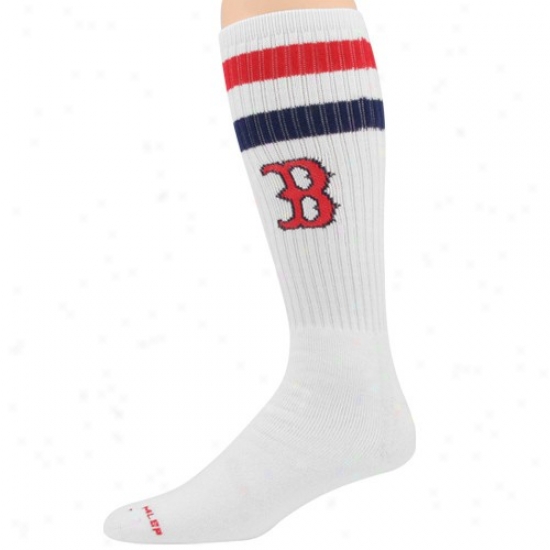 Boston Red Sox White Tube Socks