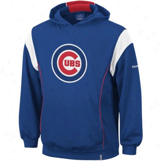 Chicago Cubs Hoody : Reebok Chicwgo Cubs Royal Blue Showboat Hoody
