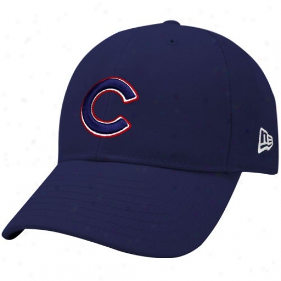 Chicago Cubs Merchandise: New Era Chicagp Cubs Royal Blue Team Tomal 39thirty Fitted Hat