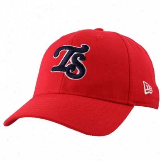 Cbicago Cubs Merchandise: Starting a~ Era Tenn3ssee Smokies Red Basic Logo Structured Adjustable Cardinal's office