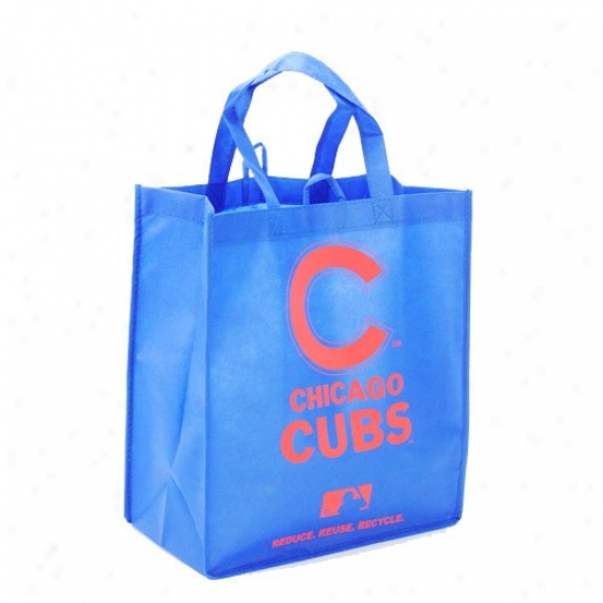 Chicago Cubs Royal Blue Reusable Tote Bag