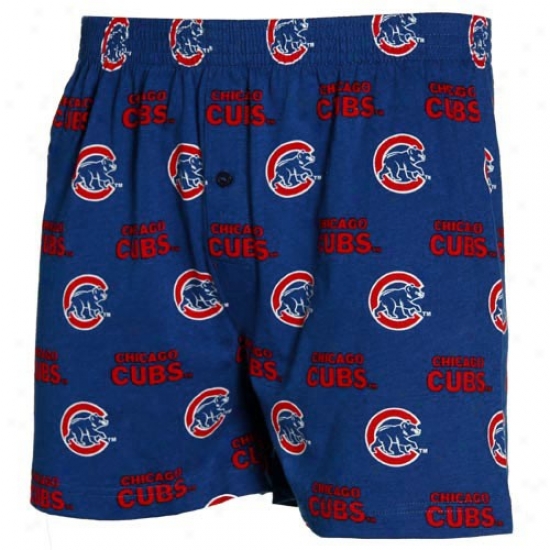 Chicago Cubs Youth Royal Livid T2 Boxer Shorts