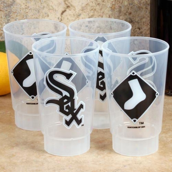 Chicago White Sox 4-pack 16oz. Plastic Cups