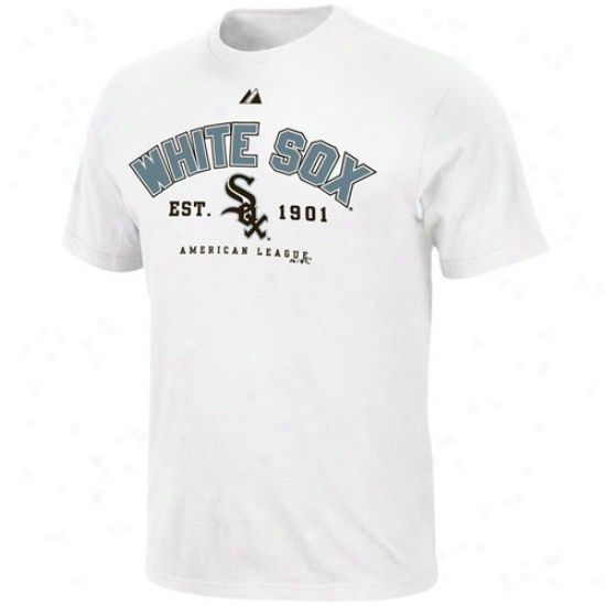 Chicago White Sox Attire: Splendid Chicago White Sox White Base Stealer T-shirt