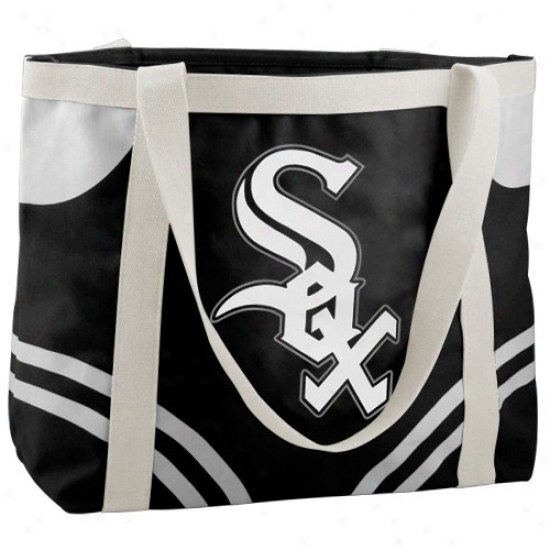 Chicago White So xBlack Large Canvas Carry Bag