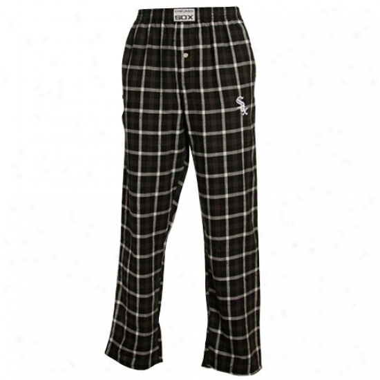 Chicago White Sox Black Tailgate Pajama Pants
