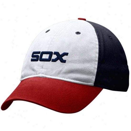 Chicago White Sox Cap : Nike Chicago White Sox Black Cooperstown Adjustable Slouch Cap
