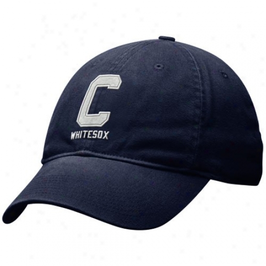 Chicago White Sox Hat : Nike Chicago White Sox Black Cooperstown Old Stadium Hat