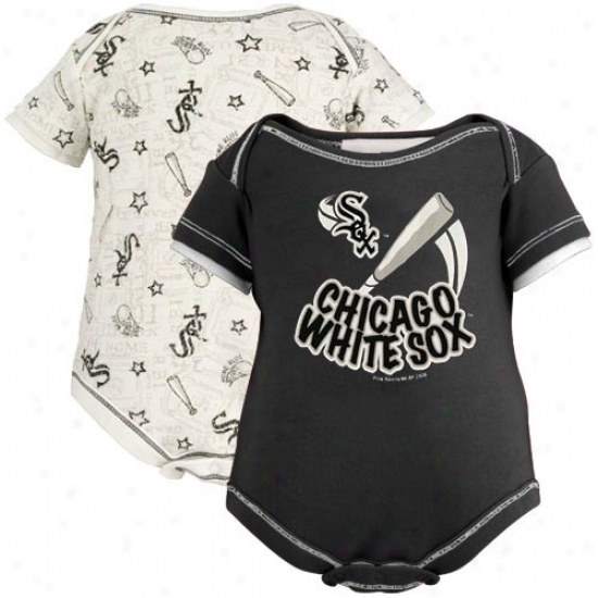 Chicago White Sox Infant Home Run 2-pack Creeper Regular