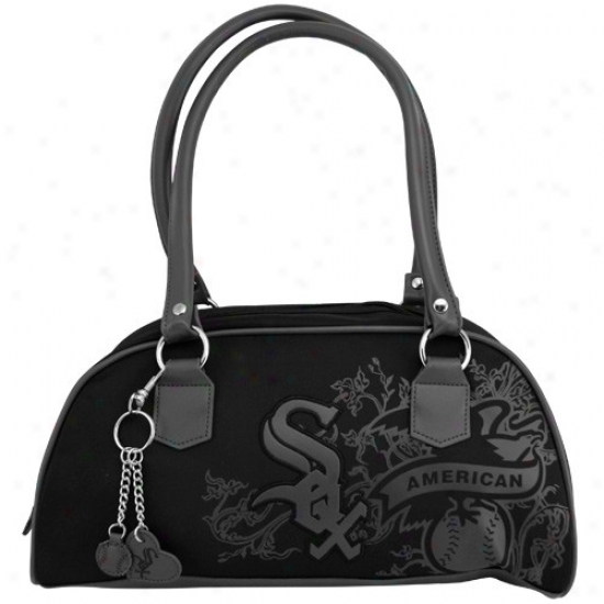 Chicago White Sox Ladies Black Caprice Handbag