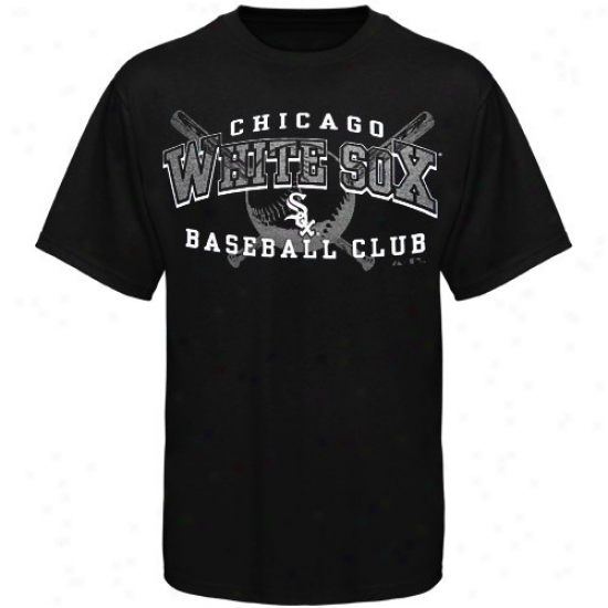 Chicago White Sox Tee : Majestic Chicago White Sox Black Monster Play Tee