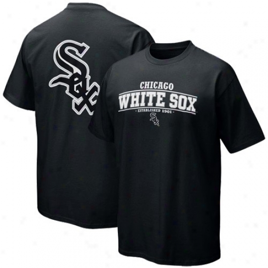Chicago White Sox Tshirts : Nike Chicago White Sox Black Everyday Tshirts