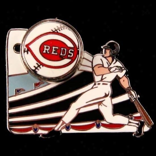 Cincinnati Reds Cap : Cincinnati Reds Home Run Pin