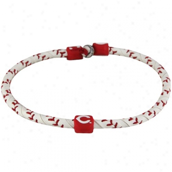 Cincinnati Reds Frozen Rope Baseball Necklace