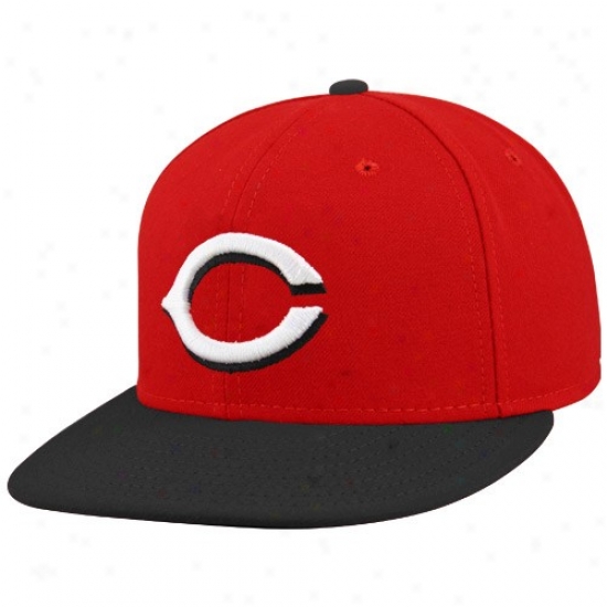 Cincinnat Reds Hat : New Era Cincinnati Reds Red 59fifty On Field Team Fitted Hat