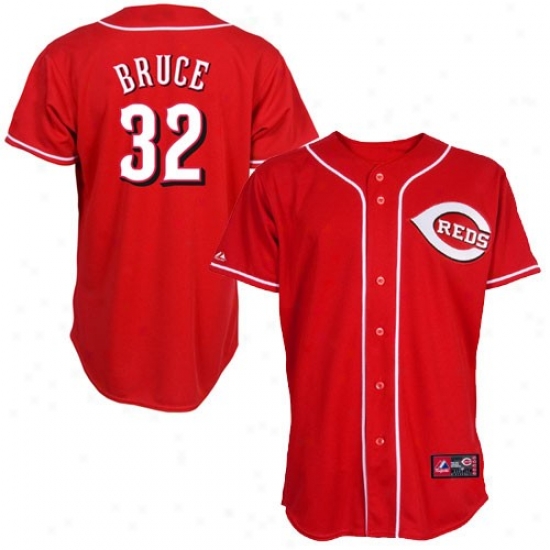 Cincinnati Reds Jerseys : Majestc Cincinnati Reds #32 Jay Bruce Red Replica Baseball Jerseys