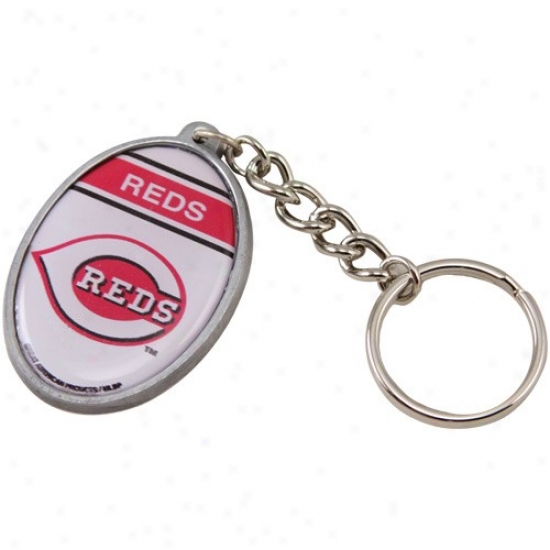 Cincinnati Reds Oval Keychain