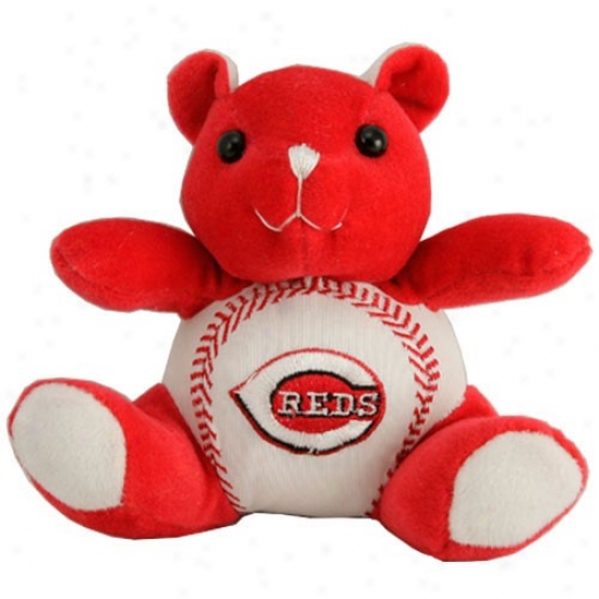 Cincinnati Reds Plush Team Colors Baseball Bear