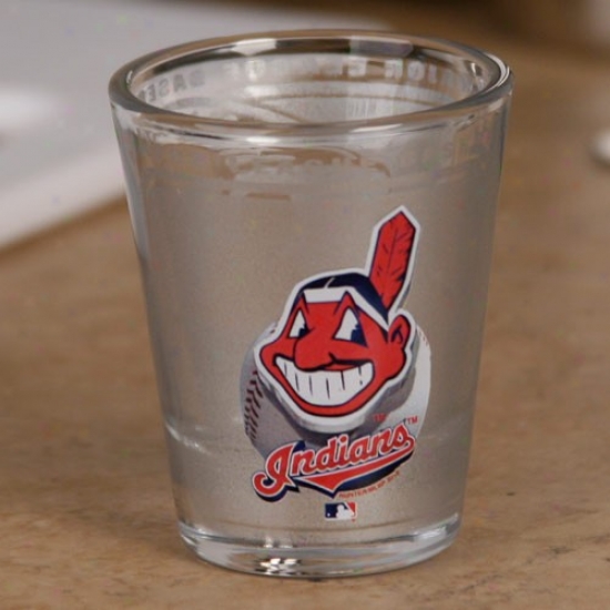 Cleveland Indians 2 Oz. Enhanced Oppressive Definition Shot Glass