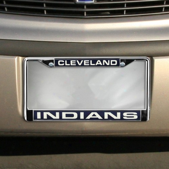 Cleveland Indians Chrome Licenqe Plate Frame