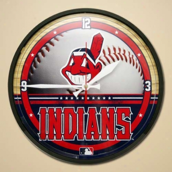 Cleveland Indians Dimension Wall Clock