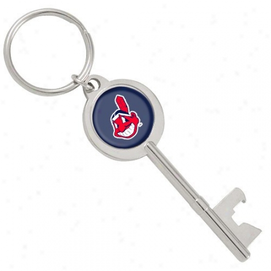 Cleveland Indians Key Bottle Openef Keychain