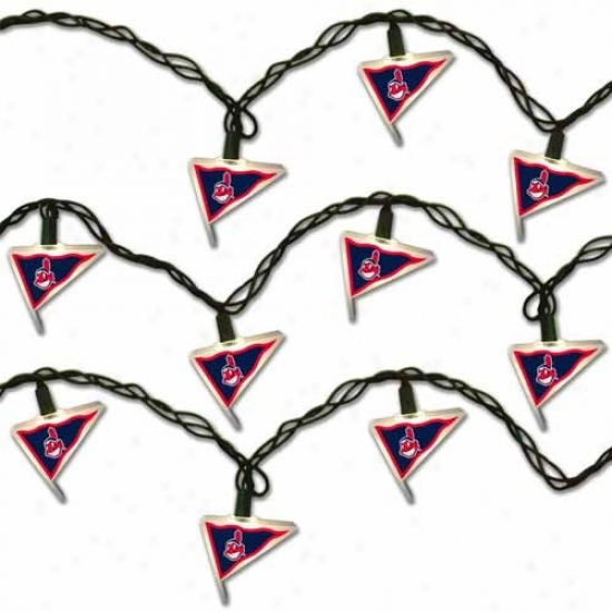 Cleveland Indians Pennant Party Lights