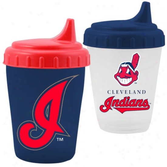 Cleveland Indians Two Pack Dripless Sippy Cup