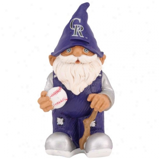 Colorado Rockies Mini Baseball Gnome Figurine