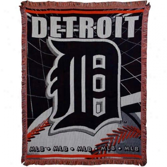 Detroit Tigers Jacquard Woven Blanket Make a cast